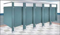 Bradley - Washroom Partition Steel Pilaster - 3 Inch Wide x 79-13/16 Inch High, ADA Compliant Stall Compatibility - Americas Tooling