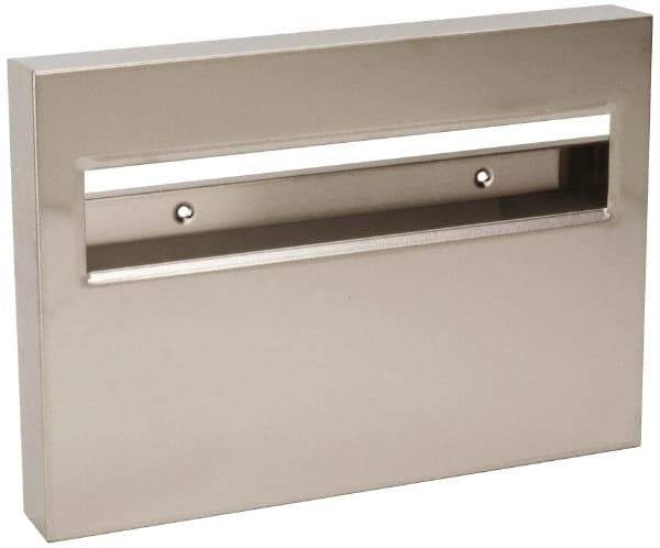 Made in USA - 500 Capacity Stainless Steel Toilet Seat Cover Dispenser - 11" High x 15-3/4" Wide 1-3/4" Deep - Americas Tooling