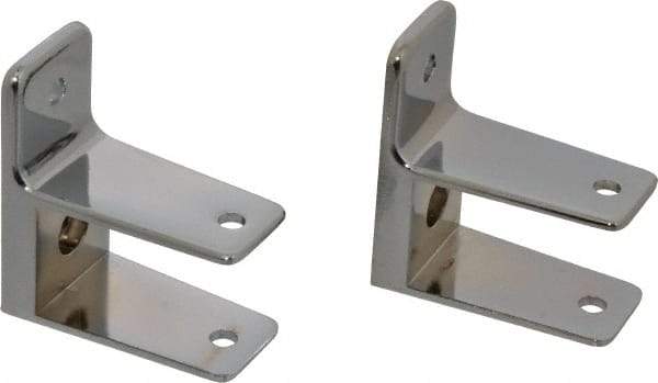 Value Collection - Washroom Partition Pilaster to Wall Bracket Kit - Compatible with Toilet Stalls - Americas Tooling