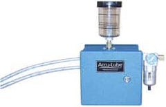 Accu-Lube - 1 Outlet, 10 Ounce Tank Capacity, Micro Lubricant System - 12' Coolant Line Length - Americas Tooling