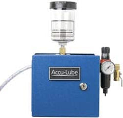 Accu-Lube - 1 Outlet, 10 Ounce Tank Capacity, Micro Lubricant System - 12' Coolant Line Length - Americas Tooling