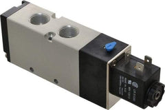 ARO/Ingersoll-Rand - 3/8", 4-Way 2-Position Maxair Stacking Solenoid Valve - 120 VAC, 1.65 CV Rate, 1.81" High - Americas Tooling