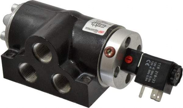 ARO/Ingersoll-Rand - 1/2", K Series 4-Way High Flow Stacking Solenoid Valve - 120 VAC, 2.57 CV Rate, 2.56" High - Americas Tooling