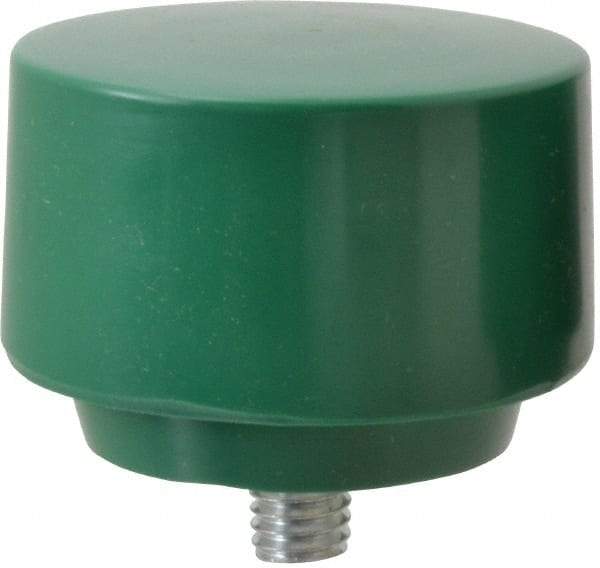 Proto - 2-1/2" Face Diam, Grade Tough, Green Hammer Tip/Face - Plastic - Americas Tooling