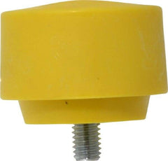 Proto - 2-1/2" Face Diam, Grade Extra Hard, Yellow Hammer Tip/Face - Plastic - Americas Tooling