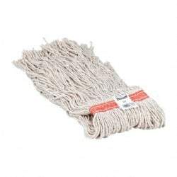 Rubbermaid - 1" Orange Head Band, X-Large Cotton Cut End Mop Head - 8 Ply, Side Loading Connection, Use for General Purpose - Americas Tooling