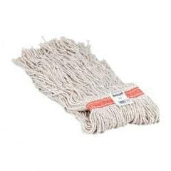 Rubbermaid - 1" Orange Head Band, X-Large Cotton Cut End Mop Head - 8 Ply, Side Loading Connection, Use for General Purpose - Americas Tooling