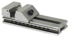 Suburban Tool - 4" Jaw Width, 7-1/2" Jaw Opening Capacity, 1-7/16" Jaw Height, Toolmaker's Vise - Flat Jaw, 0.0003" Parallelism, 0.0003" Squareness, 11" OAL x 4" OAW x 3" OAH - Americas Tooling