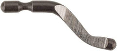 Shaviv - B10 Right-Handed High Speed Steel Deburring Swivel Blade - Use on Hole Edge & Straight Edge Surfaces, Adjustable - Americas Tooling