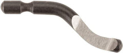 Noga - N1 Right-Handed High Speed Steel Deburring Swivel Blade - Use on Cross Hole, Hole Edge & Straight Edge Surfaces - Americas Tooling