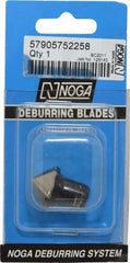 Noga - C20 Bi-Directional High Speed Steel Deburring Swivel Blade - Use on Hole Edge Surfaces - Americas Tooling