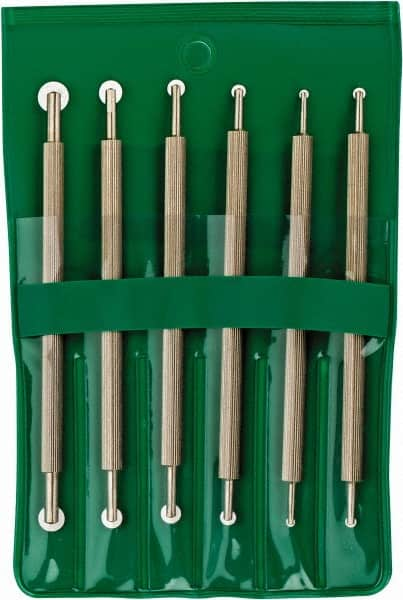 Value Collection - 6 Piece High Speed Steel Blade Hand Deburring Tool Set - For Hole Edge, Straight Edge - Americas Tooling