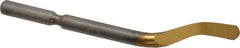 Shaviv - E100P Right-Handed High Speed Steel Deburring Swivel Blade - Use on Hole Edge & Straight Edge Surfaces, Adjustable - Americas Tooling