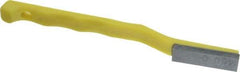 Value Collection - 400 Grit Yellow Single-Ended Boron Carbide Hand Hone - Super Fine Grade, 5-1/2" OAL, with Cutting Dimensions of 1-9/16" Length x 1/2" Wide x 3/16" High - Americas Tooling