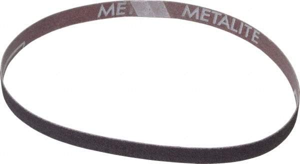 Norton - 1/2" Wide x 18" OAL, 60 Grit, Aluminum Oxide Abrasive Belt - Aluminum Oxide, Medium, Coated, X Weighted Cloth Backing, Series R283 - Americas Tooling