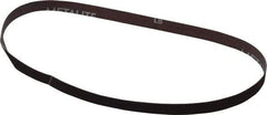 Norton - 1/2" Wide x 24" OAL, 120 Grit, Aluminum Oxide Abrasive Belt - Aluminum Oxide, Fine, Coated, X Weighted Cloth Backing, Series R283 - Americas Tooling