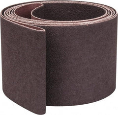 Norton - 3" Wide x 132" OAL, 60 Grit, Aluminum Oxide Abrasive Belt - Aluminum Oxide, Medium, Coated, X Weighted Cloth Backing, Series R228 - Americas Tooling