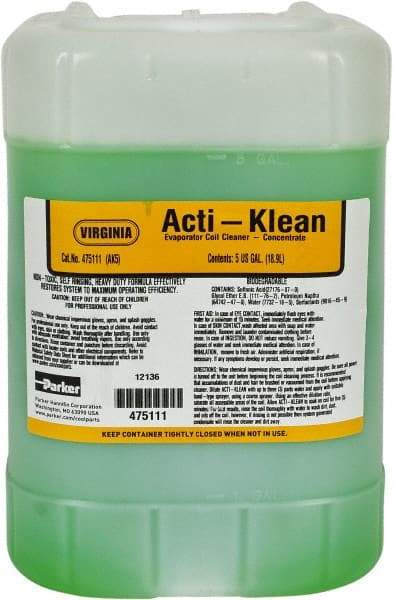 Parker - 5 Gal HVAC Coil Cleaner - For Evaporator Coils & Drain Pans - Americas Tooling