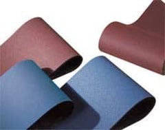 Norton - 25" Wide x 48" OAL, 180 Grit, Aluminum Oxide Abrasive Belt - Aluminum Oxide, Very Fine, Coated, Series R228 - Americas Tooling