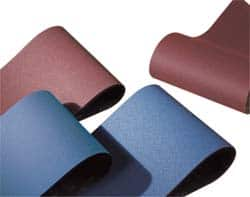 Norton - 25" Wide x 48" OAL, 100 Grit, Aluminum Oxide Abrasive Belt - Aluminum Oxide, Fine, Coated, Series R228 - Americas Tooling