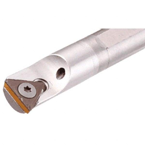 Iscar - 18mm Min Bore Diam, 180mm OAL, 16mm Shank Diam, S-STFP Indexable Boring Bar - 27mm Max Bore Depth, TP.. 1102.. Insert, Screw Holding Method - Americas Tooling