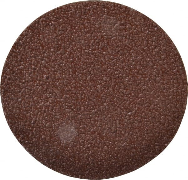 Made in USA - 5" Diam, 24 Grit Aluminum Oxide Adhesive PSA Disc - Americas Tooling