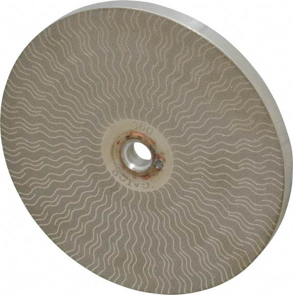 Accu-Finish - 6" Diam, 1/2" Hole Size, 1/2" Overall Thickness, 360 Grit, Tool & Cutter Grinding Wheel - Extra Fine Grade, Diamond - Americas Tooling