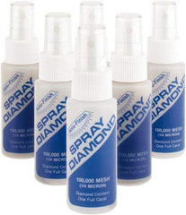 Accu-Finish - 2 oz Diamond Spray Compound - 100,000 Grit, Clear, Use on Ceramic - Americas Tooling