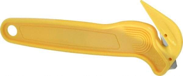 PHC - Fixed Film Cutter - Yellow Plastic Handle, 1 Blade Included - Americas Tooling