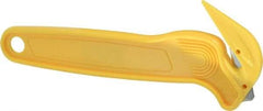 PHC - Fixed Film Cutter - Yellow Plastic Handle, 1 Blade Included - Americas Tooling