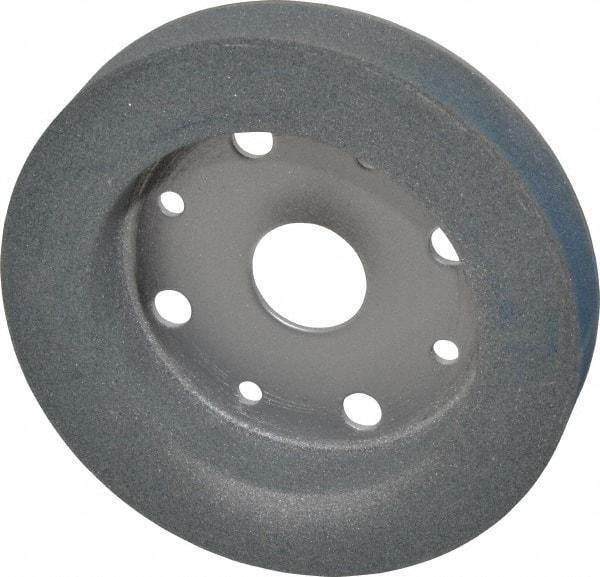 Norton - 6" Diam, 4" Hole Size, 1" Overall Thickness, 120 Grit, Type 2 Tool & Cutter Grinding Wheel - Fine Grade, Silicon Carbide, I Hardness, Vitrified Bond, 3,600 RPM - Americas Tooling