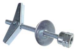 ITW Buildex - 3/8" Zinc-Plated Stainless Steel Vertical (End Drilled) Mount Threaded Rod Anchor - 5/8" Diam x 3" Long, 440 Lb Ultimate Pullout, For Use with Drywall - Americas Tooling