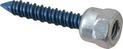 Buildex - 3/8" Zinc-Plated Steel Vertical (End Drilled) Mount Threaded Rod Anchor - 5/8" Diam x 1-1/2" Long, 2,810 Lb Ultimate Pullout, For Use with Concrete/Masonry - Americas Tooling