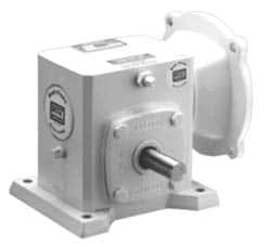 Boston Gear - 1.33 Centerline Distance, 60:1, 1/6 Input Horsepower, 201 Lbs. Max Torque, Speed Reducer - 56C NEMA - Americas Tooling