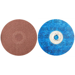 Norton - 3" 180 Grit Aluminum Oxide Quick Change Disc - Exact Industrial Supply