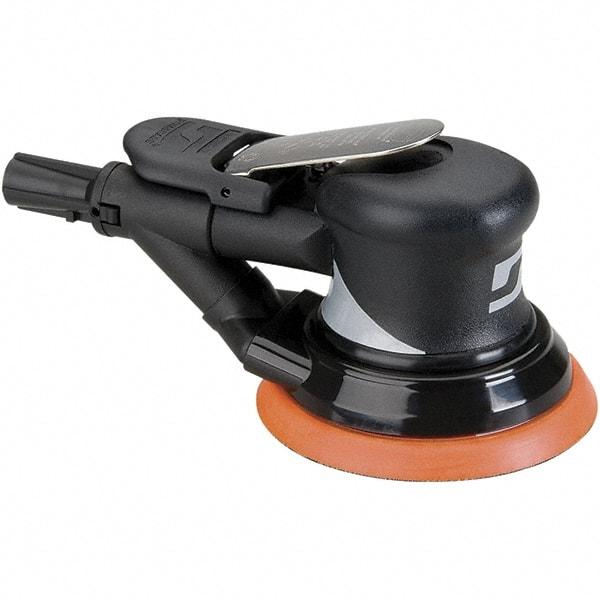 Dynabrade - 12,000 OPM, 18 CFM Air Consumption, Palm Air Orbital Sander - Round Pad, 1/4 NPT Inlet - Americas Tooling