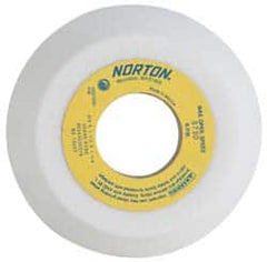 Norton - 5" Diam, 1-1/4" Hole Size, 1-3/4" Overall Thickness, 46 Grit, Type 11 Tool & Cutter Grinding Wheel - Medium Grade, Aluminum Oxide, J Hardness - Americas Tooling