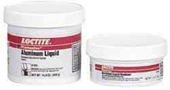 Loctite - 1 Lb Kit Silver Epoxy Resin Putty - -20 to 200°F Operating Temp, 6 hr Full Cure Time, Series 135 - Americas Tooling