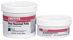 Loctite - 1 Lb Kit Gray Epoxy Resin Putty - -20 to 225°F Operating Temp, 6 hr Full Cure Time, Series 135 - Americas Tooling