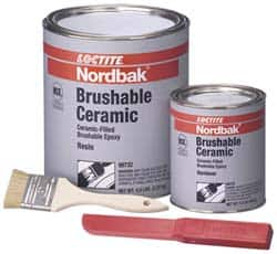 Loctite - 6 Lb Kit Gray Epoxy Resin Filler/Repair Caulk - 248°F Max Operating Temp, 6 hr Full Cure Time, Series 209 - Americas Tooling