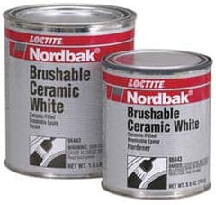 Loctite - 2 Lb Kit White Epoxy Resin Filler/Repair Caulk - 200°F Max Operating Temp, 5 hr Full Cure Time, Series 209 - Americas Tooling