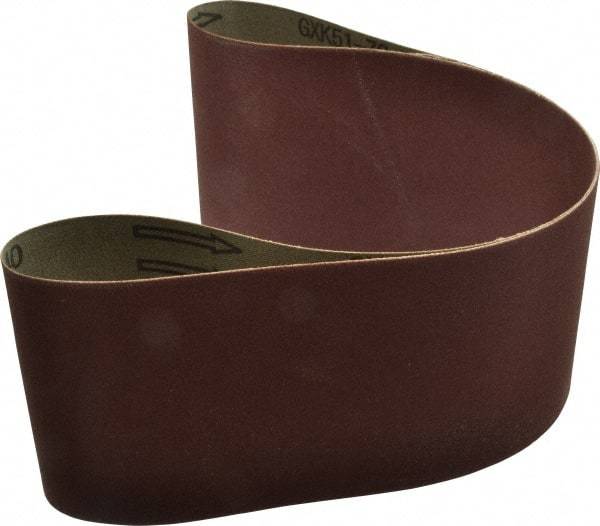 Tru-Maxx - 4" Wide x 36" OAL, 240 Grit, Aluminum Oxide Abrasive Belt - Aluminum Oxide, Very Fine, Coated - Americas Tooling