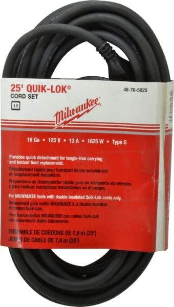 Milwaukee Tool - Power Drill Quik-Lok Cord Set - For All Magnum Drills - Americas Tooling