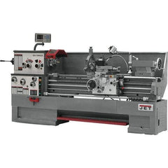 Jet - 18" Swing, 60" Between Centers, 230/460 Volt, Triple Phase Engine Lathe - 7MT Taper, 7-1/2 hp, 25 to 1,800 RPM, 3-1/8" Bore Diam, 40" Deep x 48-7/8" High x 116-1/2" Long - Americas Tooling