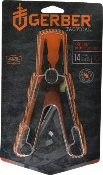 Gerber - 14 Piece, Multi-Tool Set - 6-5/8" OAL, 4-59/64" Closed Length - Americas Tooling