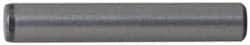 Value Collection - 7/8" Diam x 4-1/2" Pin Length Grade 8 Alloy Steel Standard Dowel Pin - C 50-58 Hardness, 156,000 Lb Breaking Strength, 1 Beveled & 1 Rounded End - Americas Tooling