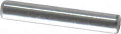 Value Collection - 1/8" Diam x 3/4" Pin Length Grade 8 Alloy Steel Standard Dowel Pin - C 50-58 Hardness, 3,200 Lb Breaking Strength, 1 Beveled & 1 Rounded End - Americas Tooling