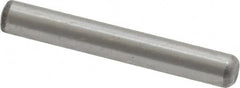 Value Collection - 1/8" Diam x 7/8" Pin Length Grade 8 Alloy Steel Standard Dowel Pin - C 50-58 Hardness, 3,200 Lb Breaking Strength, 1 Beveled & 1 Rounded End - Americas Tooling