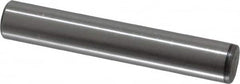 Value Collection - 3/8" Diam x 2-1/4" Pin Length Grade 8 Alloy Steel Standard Dowel Pin - C 50-58 Hardness, 28,700 Lb Breaking Strength, 1 Beveled & 1 Rounded End - Americas Tooling