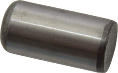 Value Collection - 1/2" Diam x 1" Pin Length Grade 8 Alloy Steel Standard Dowel Pin - C 50-58 Hardness, 51,000 Lb Breaking Strength, 1 Beveled & 1 Rounded End - Americas Tooling